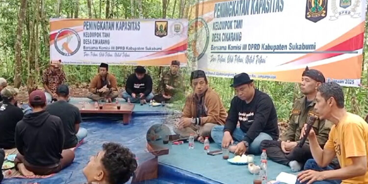 komisi III DPRD Kabupaten Sukabumi Bersama Forum Demokrasi Desa (FDD) gelar peningkatan kapasitas petani