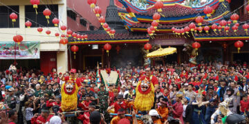 Puncak Perayaan Cap Go Meh Kota Sukabumi Berlangsung Meriah, Ribuan warga Padati Jalur Pawai