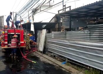 Toko Tekstil di Bojong Rangkas Kembali Kebakaran Yang Ke Dua Kalinya