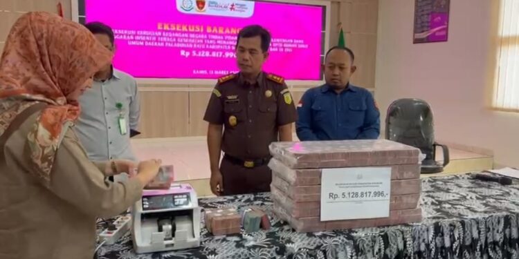 5 Miliar Lebih Uang Hasil Korupsi RSUD Palabuhanratu di Selamatkan Kejaksaan Cibadak Sukabumi
