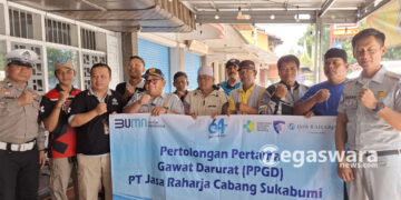 Jasaraharja Sukabumi Gandeng Polres Cianjur berikan Pelatihan Penanganan Pertama Korban Laka Lantas