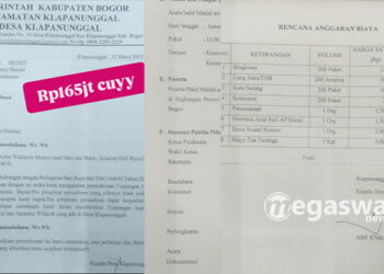 Viral, Beredar Surat Minta THR Oknum Kades di Bogor Nilainya Rp165 Juta