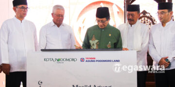 Podomoro Bangun Masjid Terbesar di Tenjo, Mampu Tampung 1.000 Jamaah
