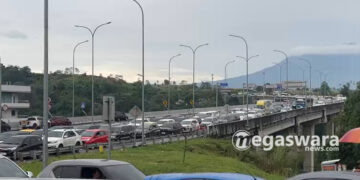 Libur Lebaran, Exit Tol Parung Kuda Sukabumi Padat