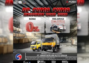 Promo Menarik dari Mitsubishi FUSO: DP Cuma-Cuma, Angsuran Suka-Suka, Bunga 0%