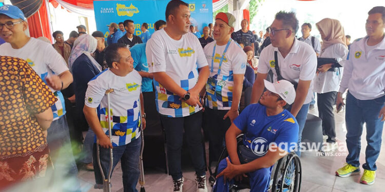 Rudy Susmanto Apresiasi Lima Atlet Balap Racing NPCI di Event Bogor Run 2025