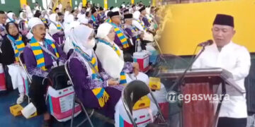 Wakil Bupati Sukabumi Lepaskan Kloter 18 Calon Jamaah Haji
