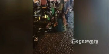 Tabrakan Adu Banteng Dua Orang Penumpang Ojol Luka –Luka