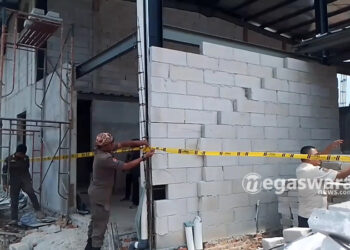 Diduga Tak Berizin, Proyek Perumahan Real Estate di Hentikan Satpol PP