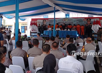 Polisi Amankan Sejumlah Matel Dan 109 Kendaraan