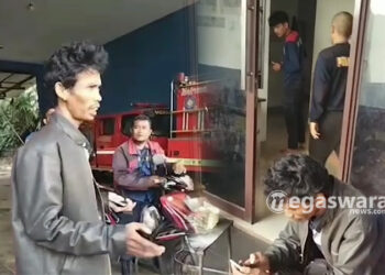 Motor di Rampas Matel, Warga Minta Pertolongan Ke Damkar