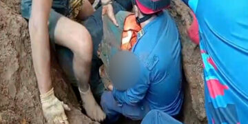 Pekerja Tewas Tertimbun Longsor di Proyek SDN Gang Aut, Tim SAR Lakukan Evakuasi