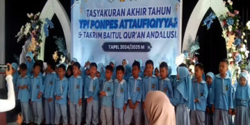 YPI Attaufiqiyah Gelar Tasyakur Akhir Tahun dan Taqrim Qur’an di Sukalarang Sukabumi