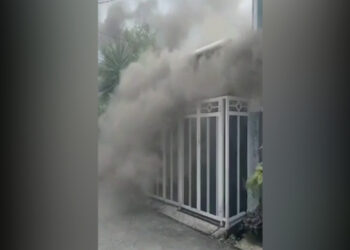 Diduga Korsleting Listrik, Sebuah Rumah di Klapanunggal Ludes Terbakar