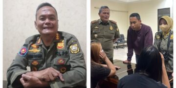 Satpol PP Amankan 3 Pasang Diduga Orgy dan 9 PSK dalam Razia Pekat Kosan Di Naggewer