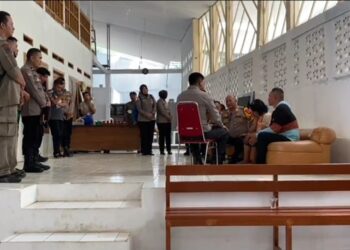  7 Tersangka Pengrusakan Villa dan Pembubaran Retret Pelajar Kristen di Sukabumi. Di Amankan Polisi