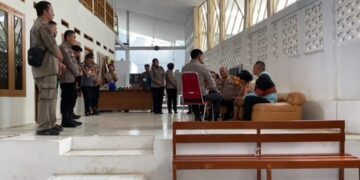  7 Tersangka Pengrusakan Villa dan Pembubaran Retret Pelajar Kristen di Sukabumi. Di Amankan Polisi