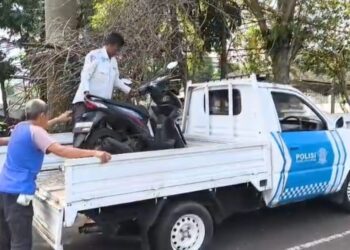Puluhan Motor Terjaring Operasi Lodaya 2025 Polres Sukabumi Kota