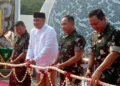 Bupati Bogor dan Panglima TNI Resmikan Monumen Helikopter Puma Pertama