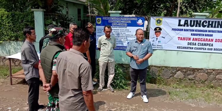 Tiga Titik Pembangunan di Ciampea Direalisasikan Melalui Dana Samisade 2025