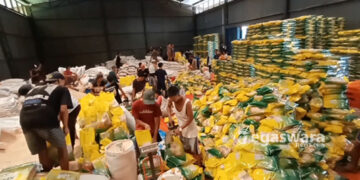 Beras Bulog di gudang Dramaga Bogor