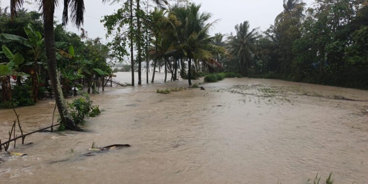 Hujan Deras, Desa Buniasih dan Tegalbuleud Sukabumi, Banjir
