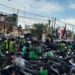 Ratusan Driver Ojol di Sukabumi Gelar Aksi Tuntut Kapolri Mundur