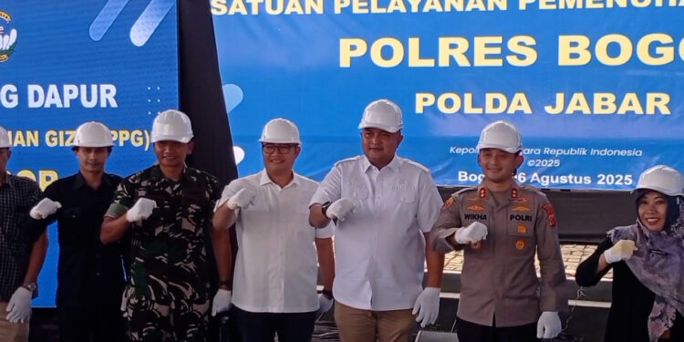 Bupati Bogor Rudy Susmanto Resmikan Groundbreaking Dapur SPPG di Sukaraja