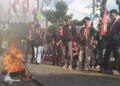 demo mahasiswa GMNI sukabumi tuntut pemkot hentikan nepotisme