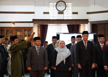 wali kota sukabumi ayep zaki lantik pejabat baru