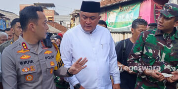 Bupati Bogor Rudy Susmanto ke Lokasi Masjlis Taklim Ciomas