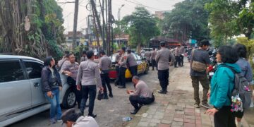 Antisipasi Unjuk Rasa, Puluhan Aparat Kepolisian di Kota Bogor Disiagakan
