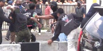 Belasan Pelajar Positif Narkoba diamankan Dalam Aksi Unjuk Rasa di DPRD Kota Sukabumi