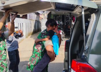 Reaksi Komandan Kodim 0607 Sukabumi Melihat Anak Gizi Buruk, Letkol Czi Indra Gunawan : Perintah Pimpinan TNI