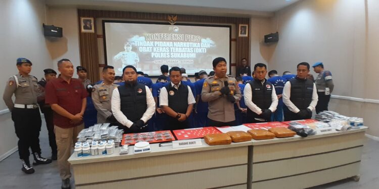Polres Sukabumi Ungkap 150 Kasus Penyalahgunaan Narkotika Selama Priode Januari Hingga September 2025.