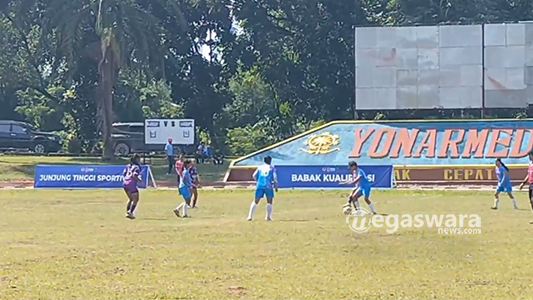Tim Sepak Bola Putri Kabupaten Bogor Kalahkan Cirebon 6-0