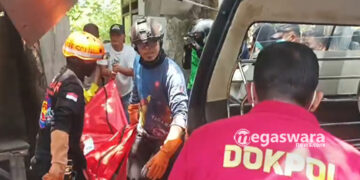 mayat Pria Tanpa Identitas Membusuk Tergantung di Lahan Kosong Kota Bogor