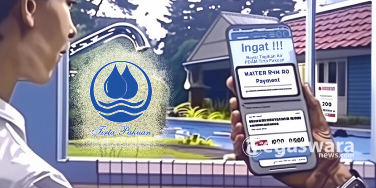 Bayar tagihan air PDAM tirta pakuan