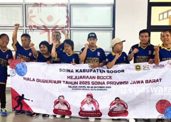 Enam Atlet SOINA Kabupaten Bogor Berlaga Di Kejuaraan Bocce Piala Gubernur Jawa Barat