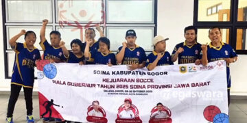 Enam Atlet SOINA Kabupaten Bogor Berlaga Di Kejuaraan Bocce Piala Gubernur Jawa Barat