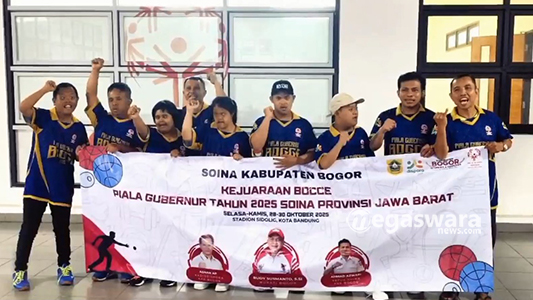 Enam Atlet SOINA Kabupaten Bogor Berlaga Di Kejuaraan Bocce Piala Gubernur Jawa Barat
