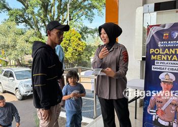 Polantas Menyapa, Hadirkan Pelayanan Humanis di Samsat Cibadak