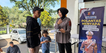 Polantas Menyapa, Hadirkan Pelayanan Humanis di Samsat Cibadak