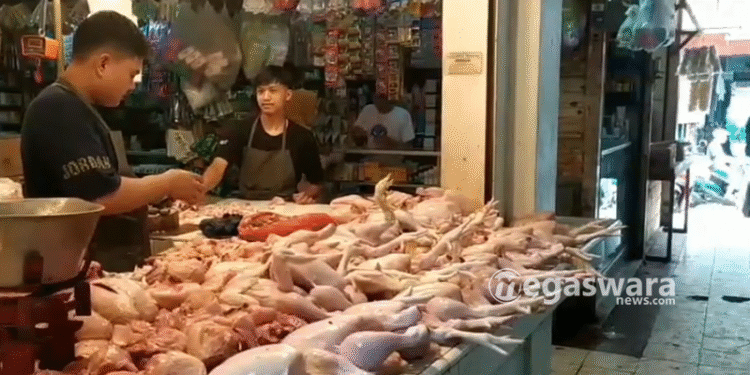 Harga Ayam Potong di Pasar Cigombong Naik Tajam, Pedagang Mengeluh Omzet Anjlok