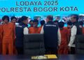 Operasi Lodaya 2025, Sat Resnarkoba Polres Bogor kota Ungkap 20 Kasus Narkoba Termasuk Residivis
