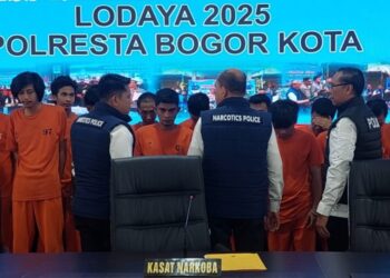 Operasi Lodaya 2025, Sat Resnarkoba Polres Bogor kota Ungkap 20 Kasus Narkoba Termasuk Residivis