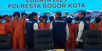 Operasi Lodaya 2025, Sat Resnarkoba Polres Bogor kota Ungkap 20 Kasus Narkoba Termasuk Residivis