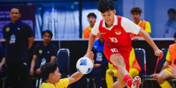 Timnas Indonesia Bobol Gawang Malaysia 1-0 Piala AFF U19 Futsal