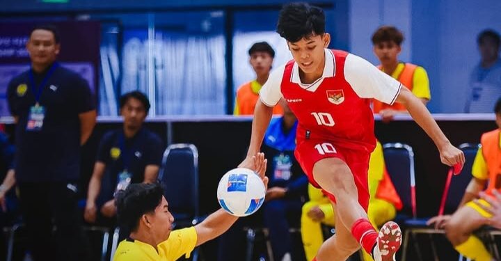 Timnas Indonesia Bobol Gawang Malaysia 1-0 Piala AFF U19 Futsal