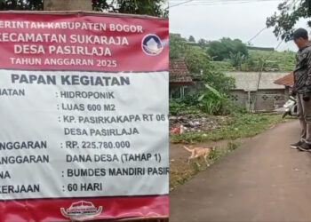 Desa Pasir Laja Bangun Sarana Hidroponik Dan Jalan Pakai Dana Add